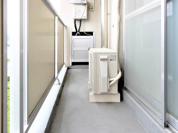 ビレッジハウス高屋2号棟のバルコニー|ビレッジハウスの同一物件・同一タイプの間取りの写真です