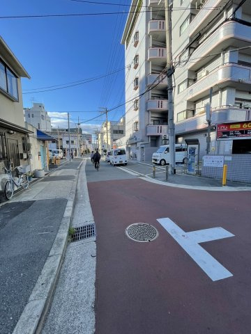 東成区東中本３丁目新築戸建の前面道路含む現地写真