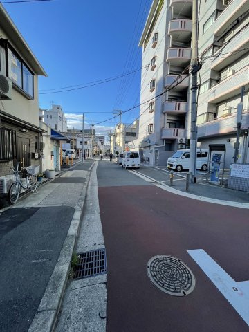 東成区東中本３丁目新築戸建の前面道路含む現地写真