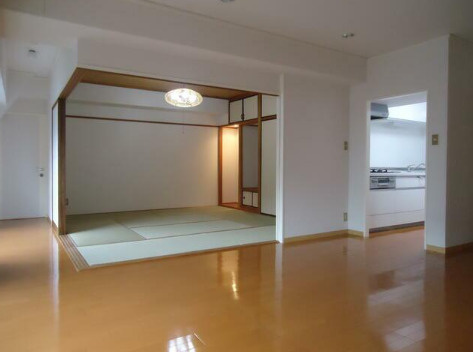 熊本市中央区草葉町の賃貸マンションの和室