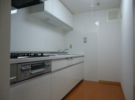熊本市中央区草葉町の賃貸マンションのキッチン