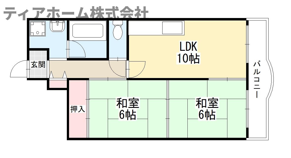 サンプラザ築山の間取り