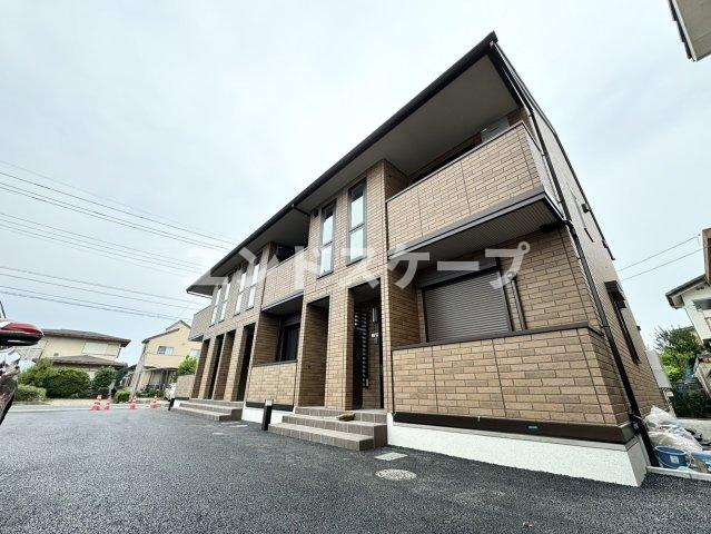 フルールの外観パース|高崎、前橋、伊勢崎エリアのお部屋探しはエンドスケープまで！お客様の理想お聞かせ下さい♪