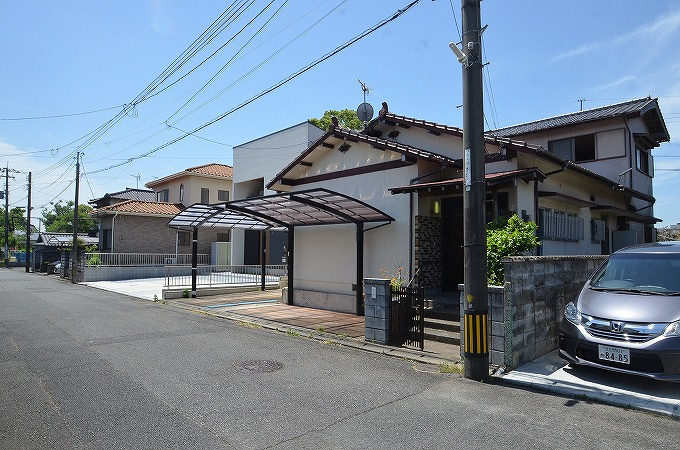 土地（八幡西区木屋瀬3-3-10）の前面道路含む現地写真|令和6年5月撮影