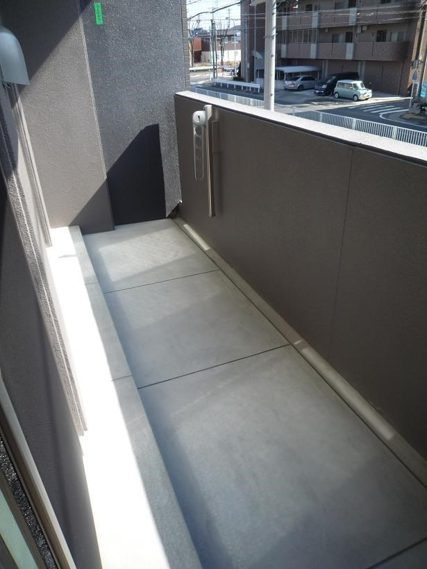 カーサクラロのバルコニー