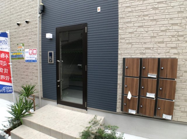 グロースコート弥刀Ⅱのエントランス