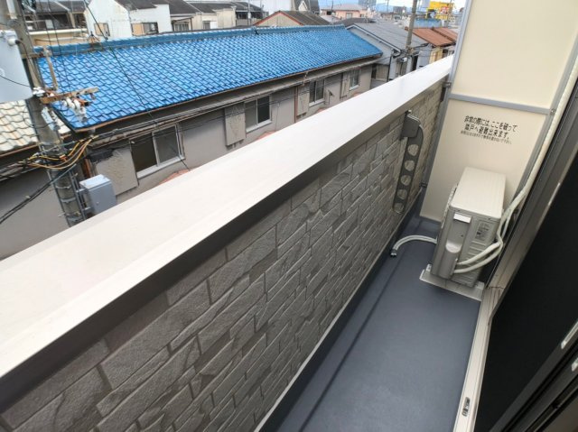 グロースコート弥刀Ⅱのバルコニー