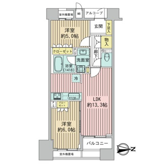 【間取り】 | グランレジェイド京都河原町412