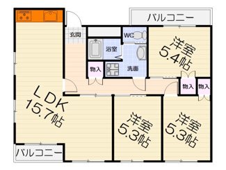 【間取り】 | ウエスト浜寺元町