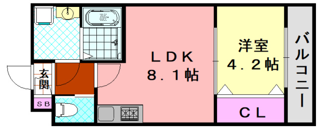 【間取り】 | H-maison大蓮南Ⅱ