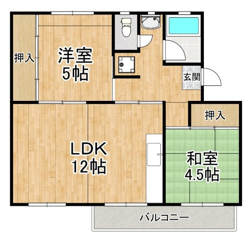 【間取り】 | 泉北桃山台第二団地36号棟