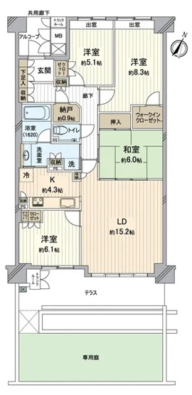 【間取り】 | エルグレース・ジオ六甲