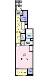 【間取り】 | グレンディール　Ⅱ | 間取図