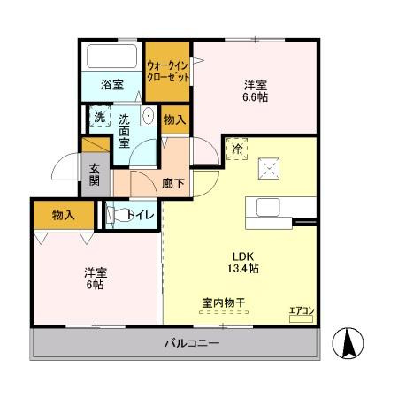 ラヴィエールの間取り