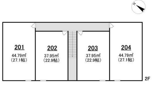 野洲市北野１丁目の店舗一部の間取り