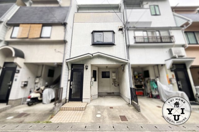 【外観】 | 南区久世上久世町　中古戸建 | JR『桂川駅』徒歩13分。阪急『洛西口駅』徒歩23分。市営バス『久世橋西詰停』徒歩2分（阪急『洛西口駅』まで乗車12分）