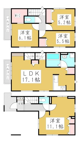 【間取り】 | Kolet川口安行慈林＃04