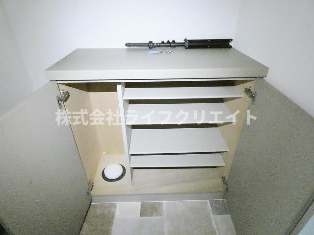 グランシェール豊田の玄関