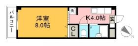 リバープール桟四Ⅱの間取り|間取り図