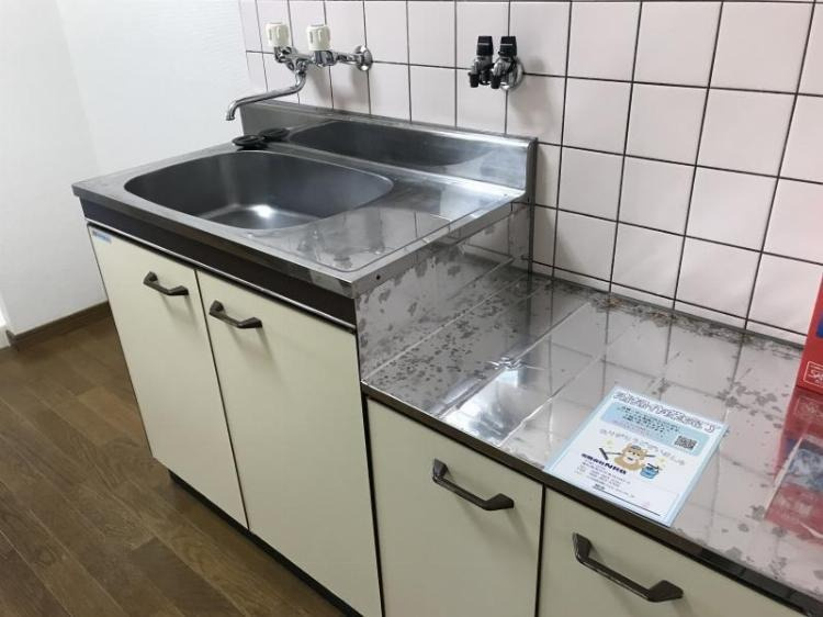 リバープール桟四Ⅱのキッチン|お料理しやすいキッチンです