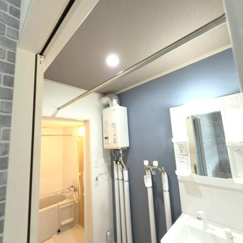 プチメゾンWANISHI2の洗面所