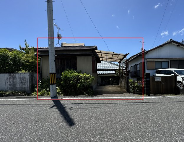 高知市新田町の外観|北側からのアクセスになります。