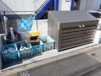 敷地内にゴミボックスあります。