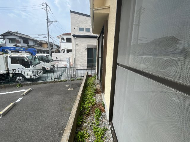 飾磨区阿成戸建のバルコニー