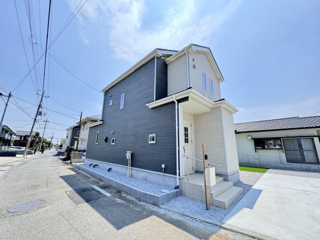 新築　高崎市貝沢町7期　Heartful　Town　1号棟の外観|現地写真　高崎市貝沢町7期　Heartful　Town　1号棟