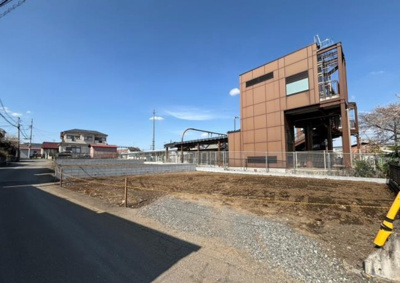 【前面道路含む現地写真】 | 入間市南峯　全3区画　C区画　