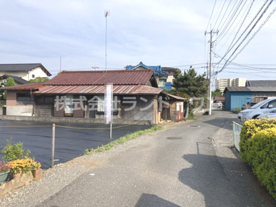 【前面道路含む現地写真】 | 入間市下藤沢 | 接道　西側4.0ｍ公道です。