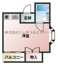 アクティ大和10の間取り