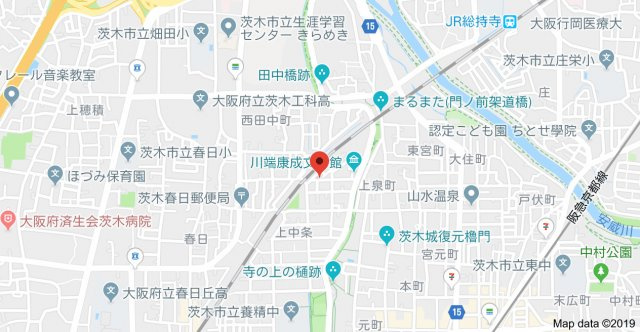 カーサ上中条の地図
