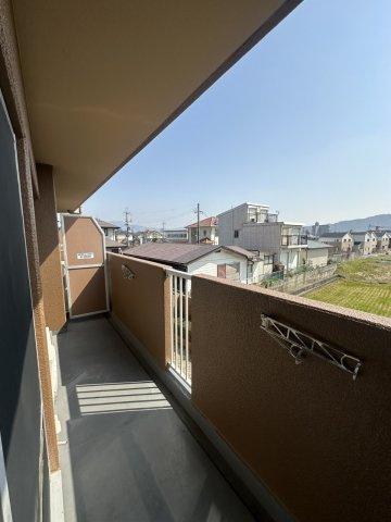 シャルマンフジ岩出のバルコニー