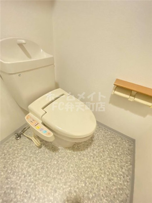 【トイレ】 | アスティナ弁天町 | ゆったりとした空間のトイレです