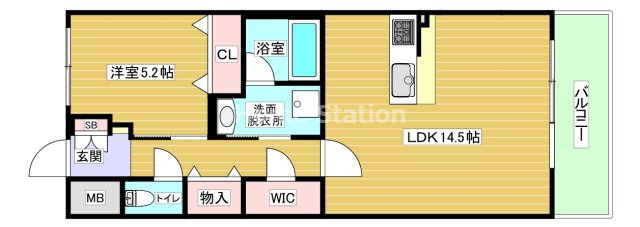 【間取り】 | スプランディッド福島WEST