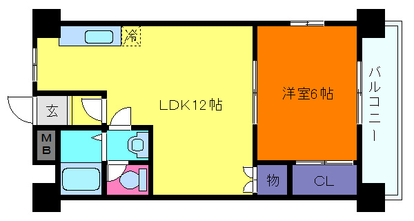 リアライズ御影の間取り
