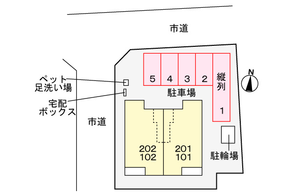 エトワール　フィランテの区画図
