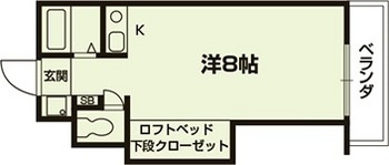 モアライフ北尾の間取り|【代表的な間取です】