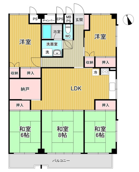 【間取り】 | 東洋マンション東町