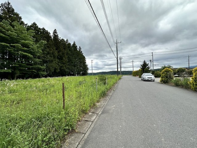 【前面道路含む現地写真】 | 大田原市上石上　480万円　土地