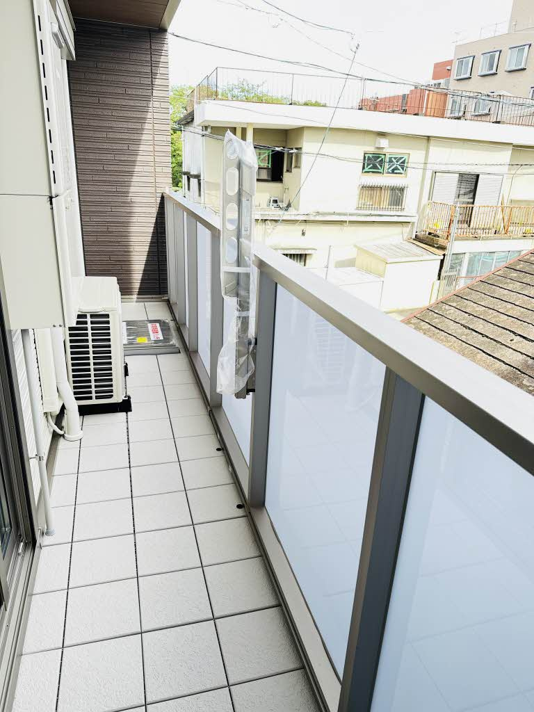 熊本市中央区帯山４丁目の賃貸マンションのバルコニー