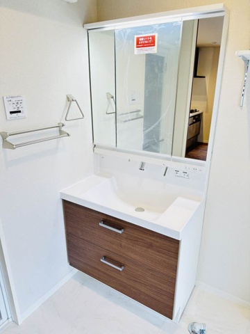 熊本市中央区帯山４丁目の賃貸マンションの独立洗面台