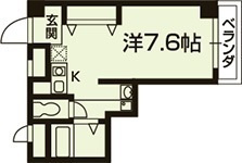 サンハイツいずみの間取り|【代表的な間取りです】