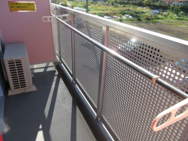 リュウライフ中川のバルコニー