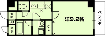 マンション竹長の間取り|【代表的な間取りです】