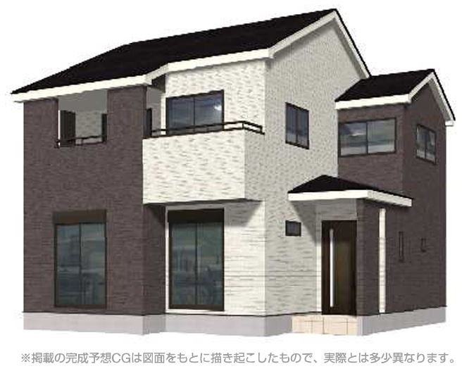 第2吉井町本郷(全10棟)1号棟の外観パース