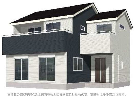 第2吉井町本郷(全10棟)4号棟の外観パース