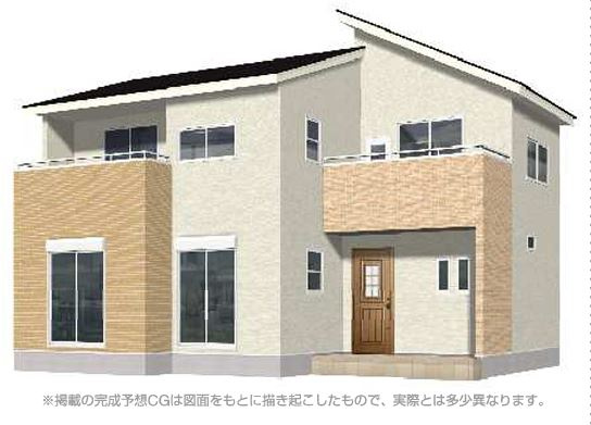 第2吉井町本郷(全10棟)5号棟の外観パース