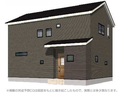 第2吉井町本郷(全10棟)7号棟の外観パース